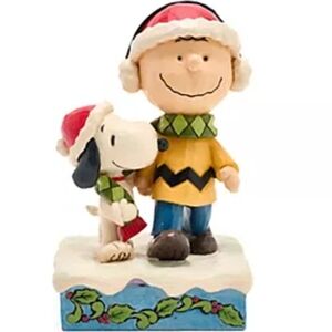 PEANUTS "Bundled In Friendship" Jim Shore Holiday Figurine, New In Box!!